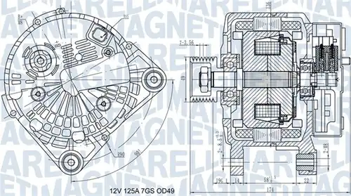 генератор MAGNETI MARELLI 063732058010