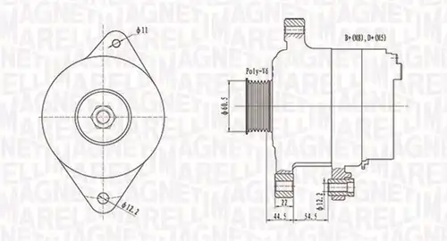 генератор MAGNETI MARELLI 063732062010