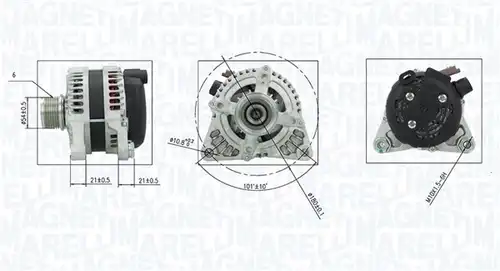 генератор MAGNETI MARELLI 063736372010