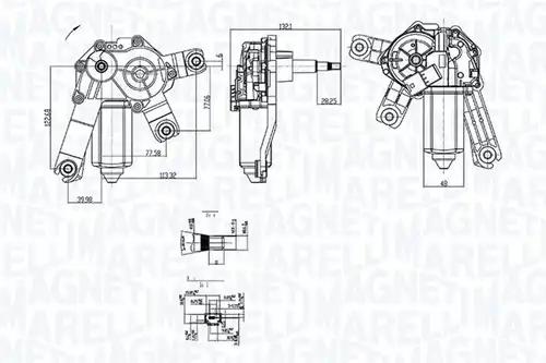 двигател на чистачките MAGNETI MARELLI 064073700010