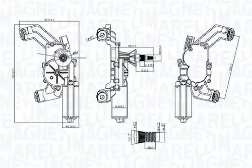 двигател на чистачките MAGNETI MARELLI 064075900010