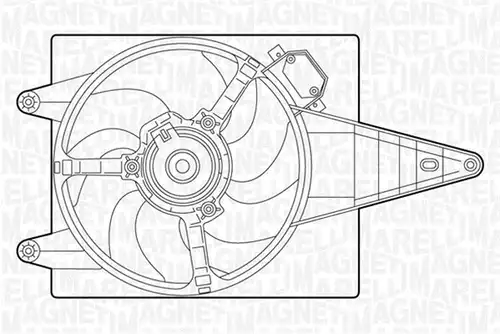 вентилатор, охлаждане на двигателя MAGNETI MARELLI 069402271010