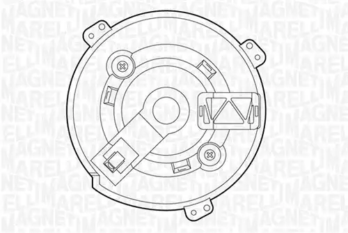 вентилатор вътрешно пространство MAGNETI MARELLI 069412521010