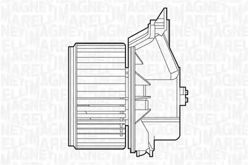 вентилатор вътрешно пространство MAGNETI MARELLI 069412527010