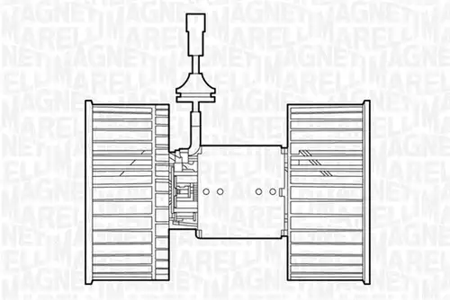 вентилатор вътрешно пространство MAGNETI MARELLI 069412534010