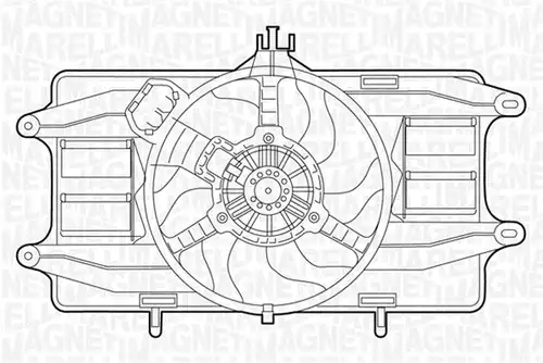 вентилатор, охлаждане на двигателя MAGNETI MARELLI 069422024010