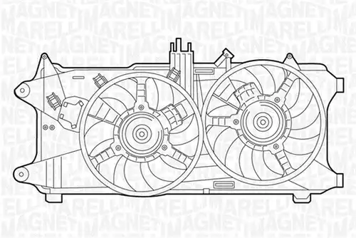 вентилатор, охлаждане на двигателя MAGNETI MARELLI 069422034010