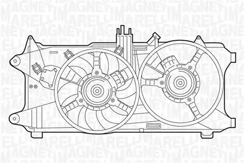 вентилатор, охлаждане на двигателя MAGNETI MARELLI 069422036010