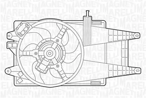 вентилатор, охлаждане на двигателя MAGNETI MARELLI 069422049010