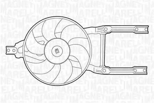 вентилатор, охлаждане на двигателя MAGNETI MARELLI 069422204010