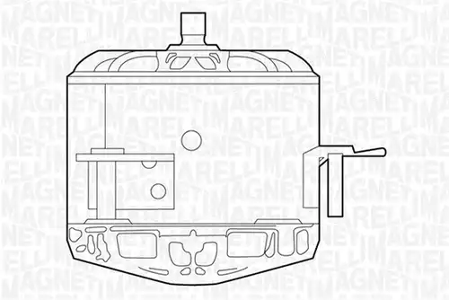 вентилатор, охлаждане на двигателя MAGNETI MARELLI 069422213010
