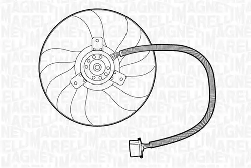 вентилатор, охлаждане на двигателя MAGNETI MARELLI 069422266010