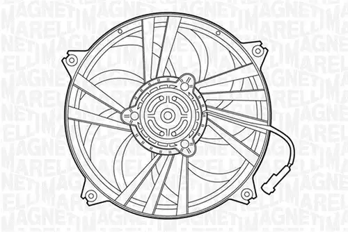 вентилатор, охлаждане на двигателя MAGNETI MARELLI 069422300010