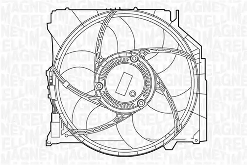 вентилатор, охлаждане на двигателя MAGNETI MARELLI 069422368010