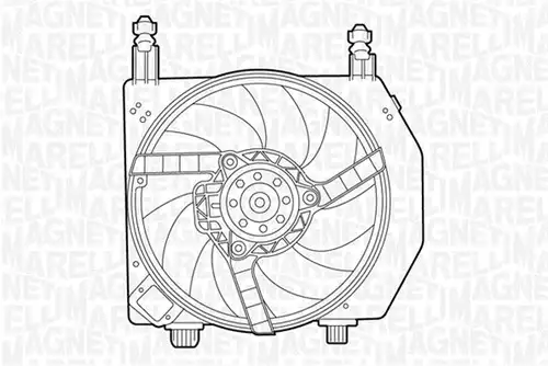 вентилатор, охлаждане на двигателя MAGNETI MARELLI 069422394010