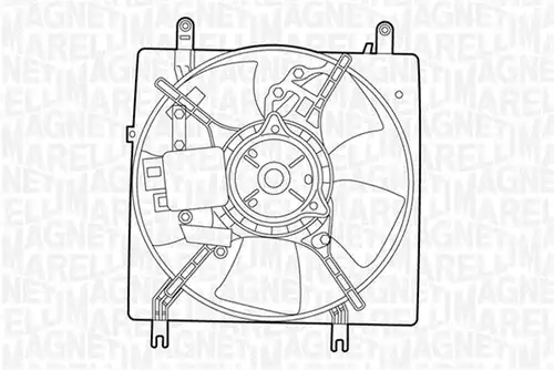 вентилатор, охлаждане на двигателя MAGNETI MARELLI 069422418010