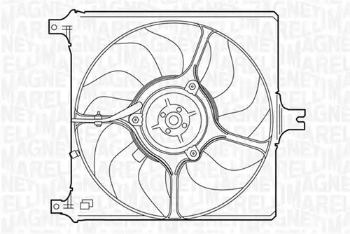 вентилатор, охлаждане на двигателя MAGNETI MARELLI 069422443010
