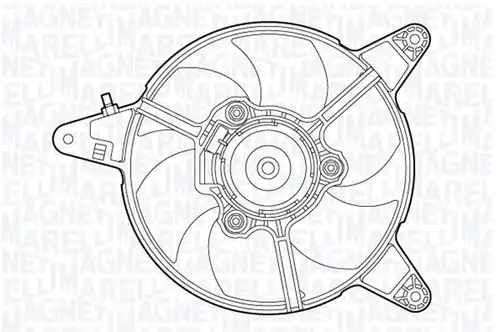 вентилатор, охлаждане на двигателя MAGNETI MARELLI 069422471010