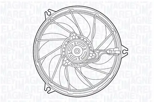 вентилатор, охлаждане на двигателя MAGNETI MARELLI 069422552010