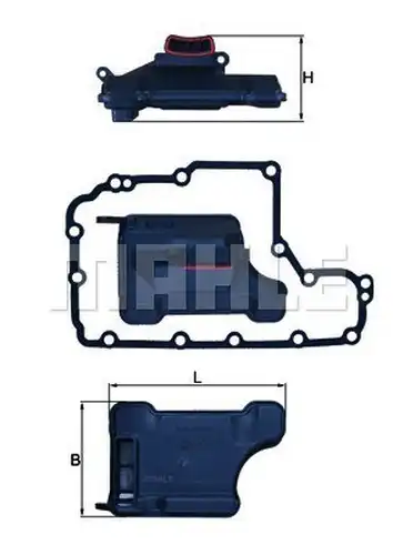 хидравличен филтър, автоматична предавателна кутия MAGNETI MARELLI 154072440103