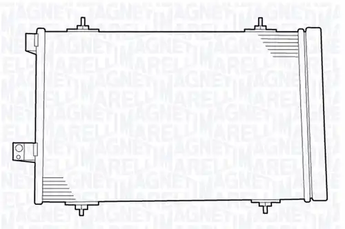 кондензатор, климатизация MAGNETI MARELLI 350203638000