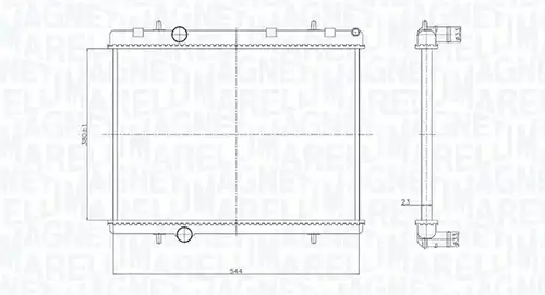 воден радиатор MAGNETI MARELLI 350213167800