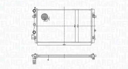 воден радиатор MAGNETI MARELLI 350213167900