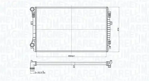 воден радиатор MAGNETI MARELLI 350213173400