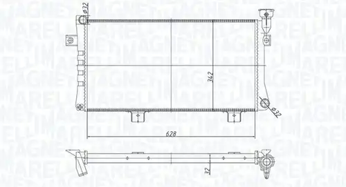 воден радиатор MAGNETI MARELLI 350213180600