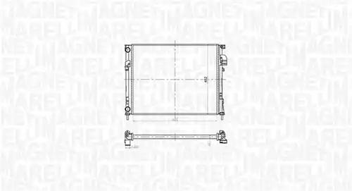 воден радиатор MAGNETI MARELLI 350213181600