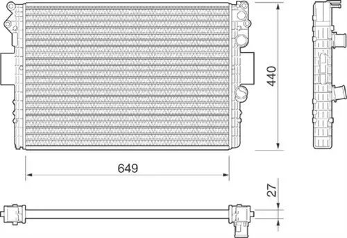 воден радиатор MAGNETI MARELLI 350213183000