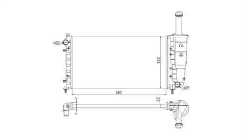 воден радиатор MAGNETI MARELLI 350213196003