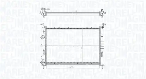 воден радиатор MAGNETI MARELLI 350213196400