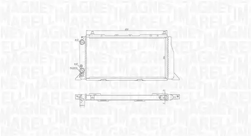 воден радиатор MAGNETI MARELLI 350213406000