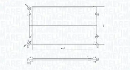 воден радиатор MAGNETI MARELLI 350213853000