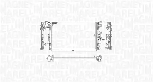 воден радиатор MAGNETI MARELLI 350213955000