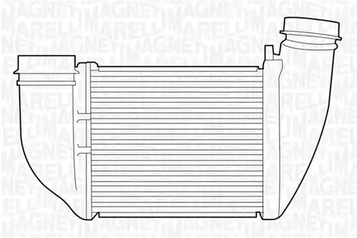 интеркулер (охладител за въздуха на турбината) MAGNETI MARELLI 351319201230