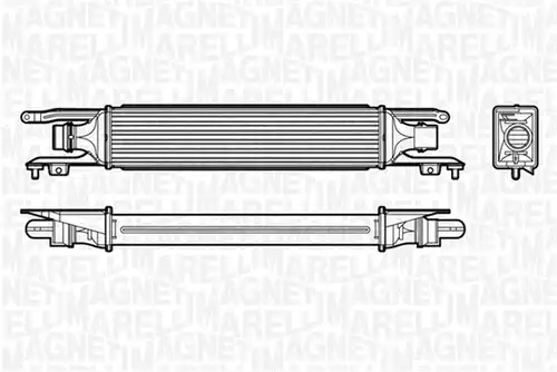 интеркулер (охладител за въздуха на турбината) MAGNETI MARELLI 351319201620