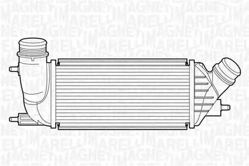 интеркулер (охладител за въздуха на турбината) MAGNETI MARELLI 351319201650