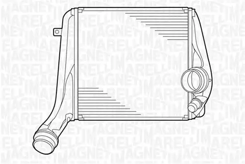 интеркулер (охладител за въздуха на турбината) MAGNETI MARELLI 351319201800