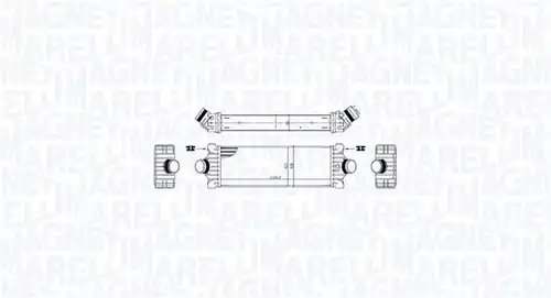 интеркулер (охладител за въздуха на турбината) MAGNETI MARELLI 351319206050