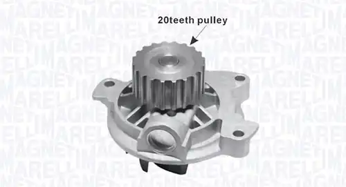 водна помпа, охлаждане на двигателя MAGNETI MARELLI 352316171183