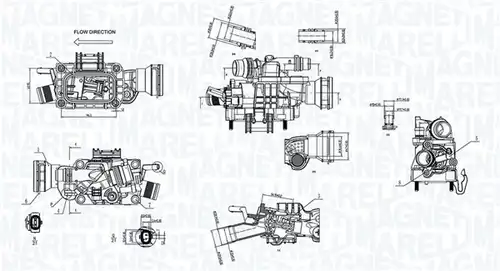 термостат, охладителна течност MAGNETI MARELLI 352317005080