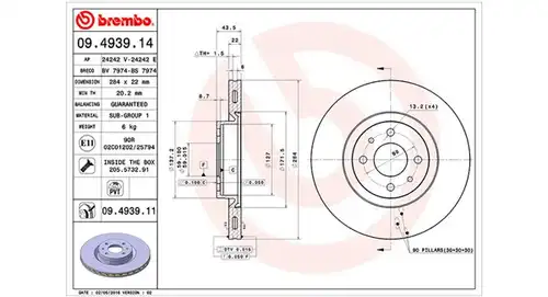 спирачен диск MAGNETI MARELLI 360406000400