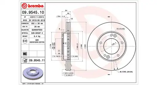 спирачен диск MAGNETI MARELLI 360406005600