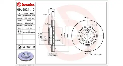 спирачен диск MAGNETI MARELLI 360406009200