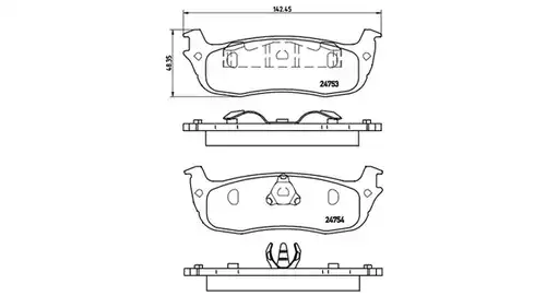 накладки MAGNETI MARELLI 363700424083