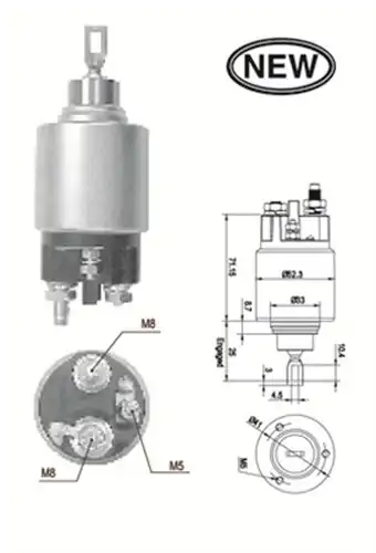 магнитен превключвател, стартер MAGNETI MARELLI 940113050554