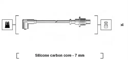 комплект запалителеи кабели MAGNETI MARELLI 941085150567