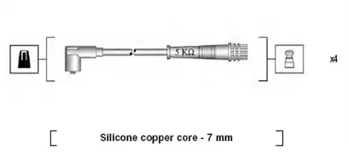 комплект запалителеи кабели MAGNETI MARELLI 941095790617